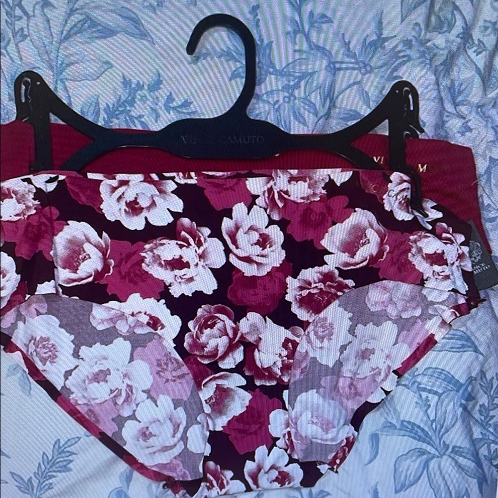 Floral Print Bikini Bottoms